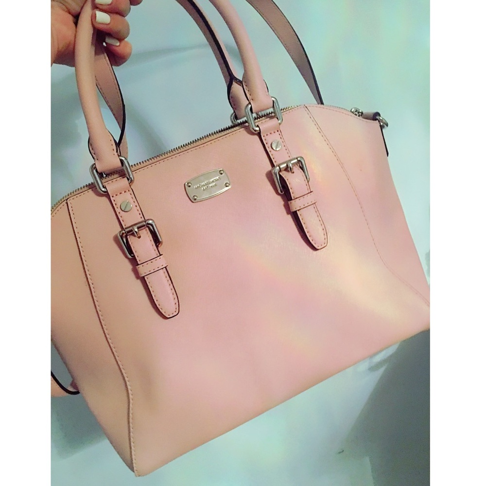 Michael Kors Ciara Large Top Zip Leather Satchel